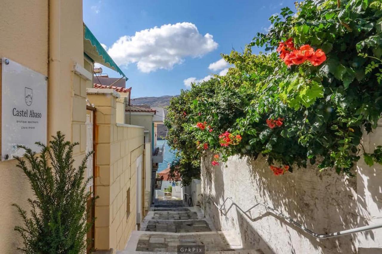 Castel Abaso Boutique Apartments By Explore Andros Luaran gambar