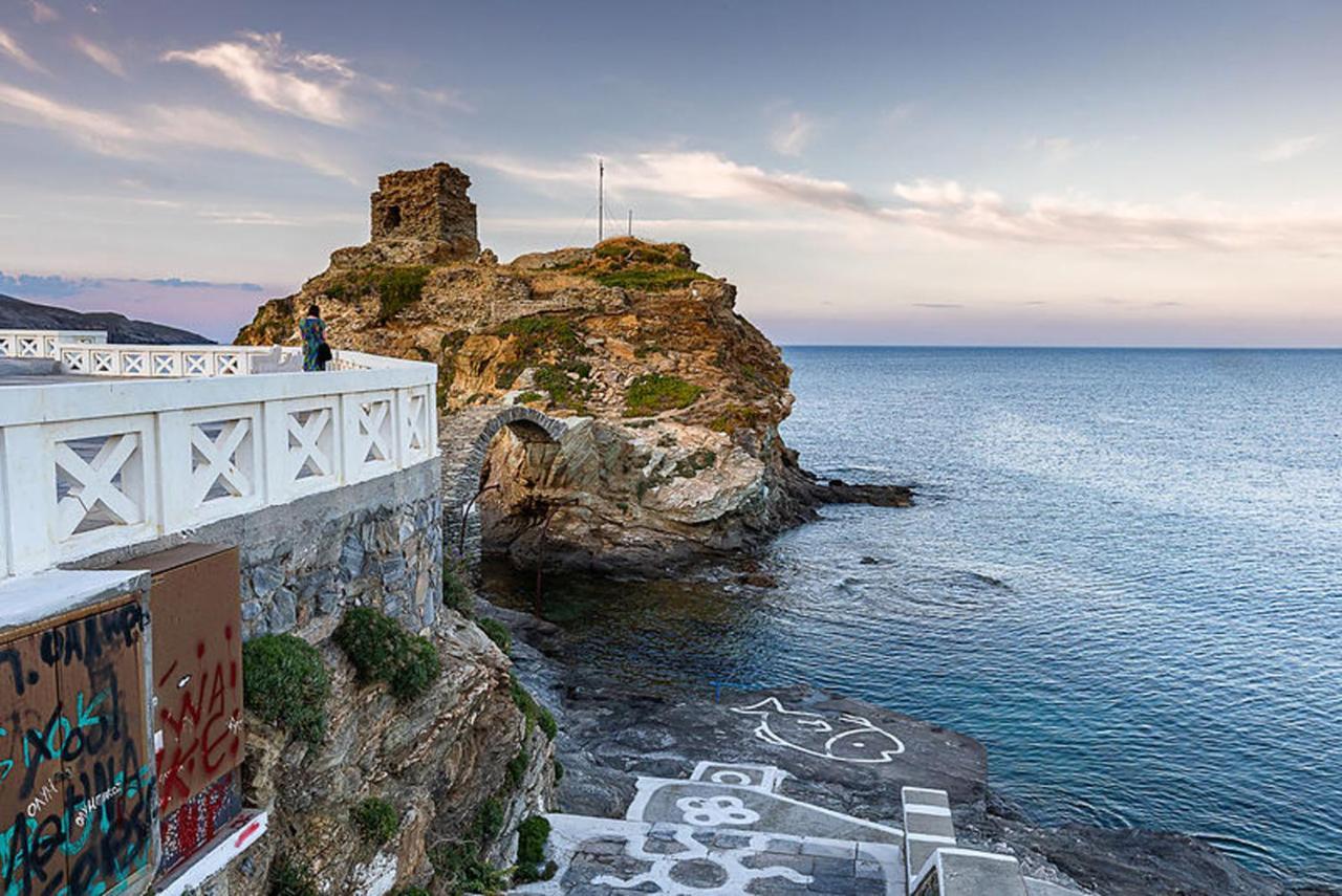 Castel Abaso Boutique Apartments By Explore Andros Luaran gambar