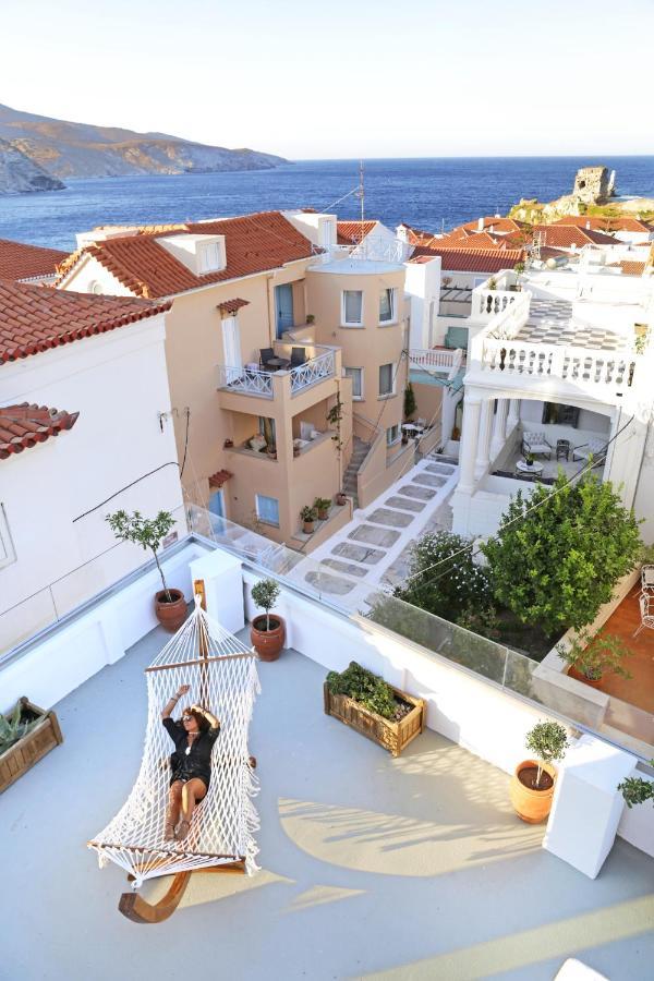 Castel Abaso Boutique Apartments By Explore Andros Luaran gambar
