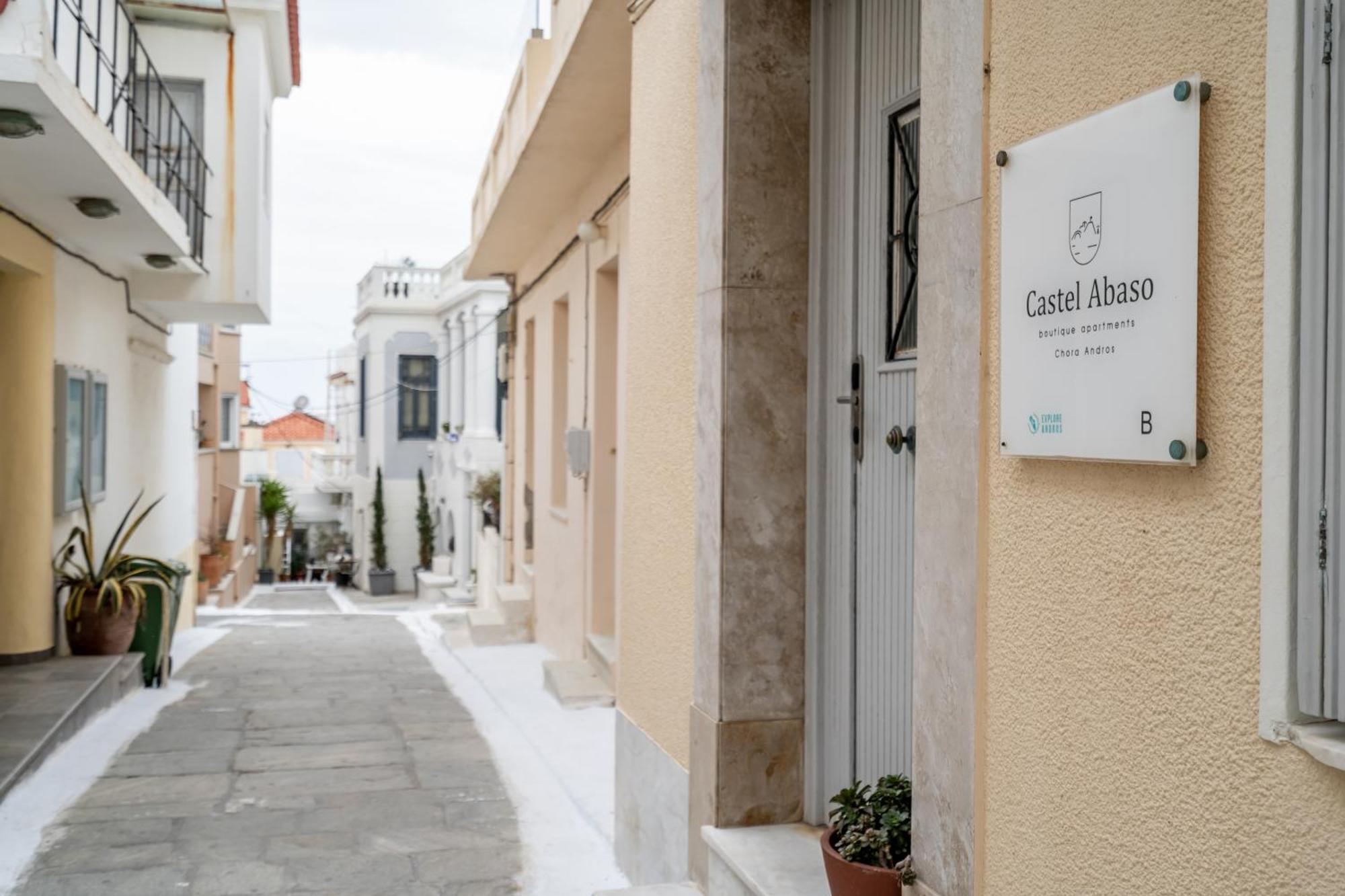 Castel Abaso Boutique Apartments By Explore Andros Luaran gambar