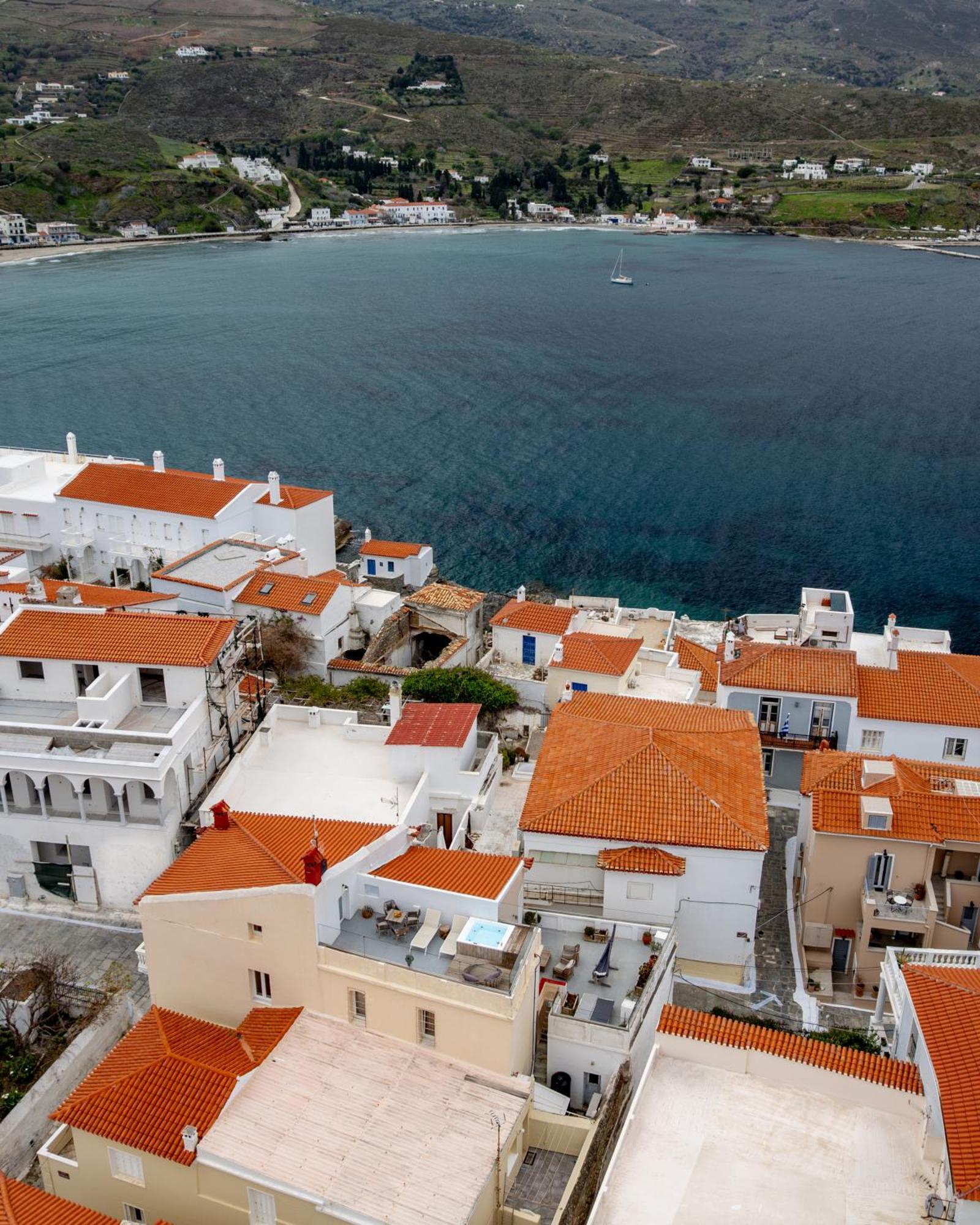 Castel Abaso Boutique Apartments By Explore Andros Luaran gambar